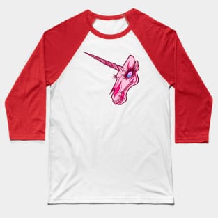 Unicorn Skull Baseball T-Shirt